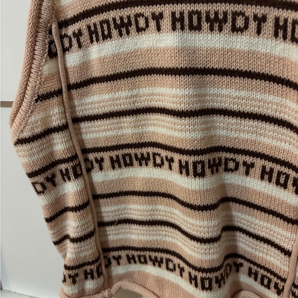Knitted BDG “Howdie” Striped Knit Tank Top - Picture 2 of 6